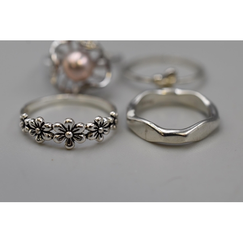 65 - Selection of Four Silver 925 Rings