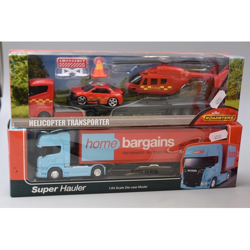 610 - Selection Of Die-Cast Model Vehicles To Include Four Box Sets ( x5 ) Vehicles by Welly, Helicopter T... 