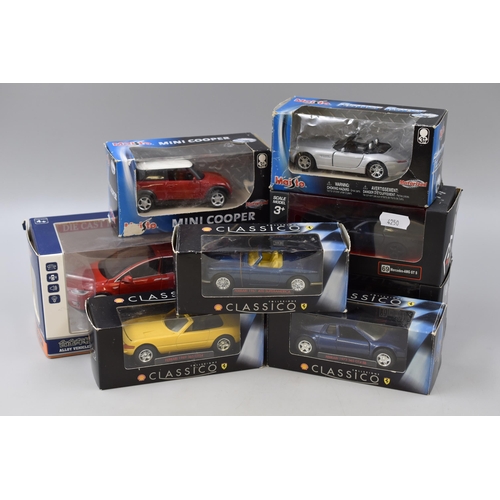 611 - Selection of Die-Cast Models To Include Rmz City, Volkswagen T1 Transporter & Mercedes-AMG GT S ... 