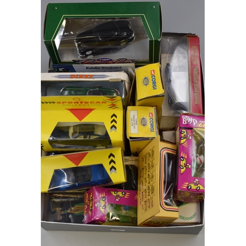 615 - A Large Selection of Boxed Die Cast Vehicles To Include Corgi, Dinky, Matchbox. Some Boxes Are AF