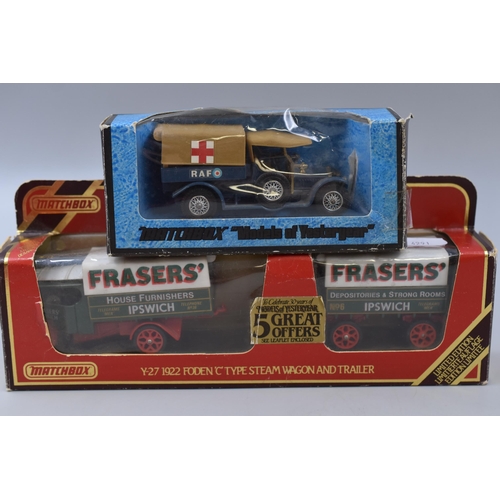 620 - Selection of Six Matchbox Models of Yesteryear Lorries To Include Limited Edition Y-27 1922 Foden 'C... 