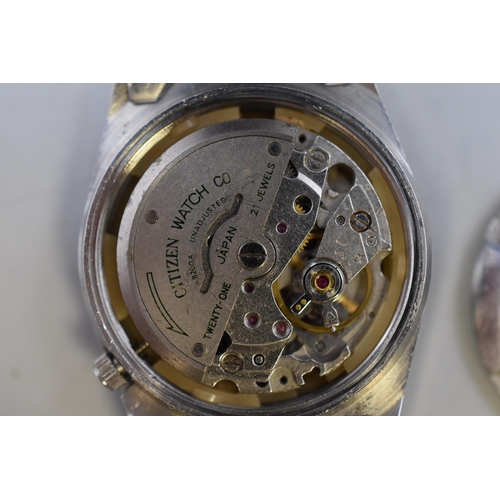 113 - Citizen Automatic Watch (Working when tested)