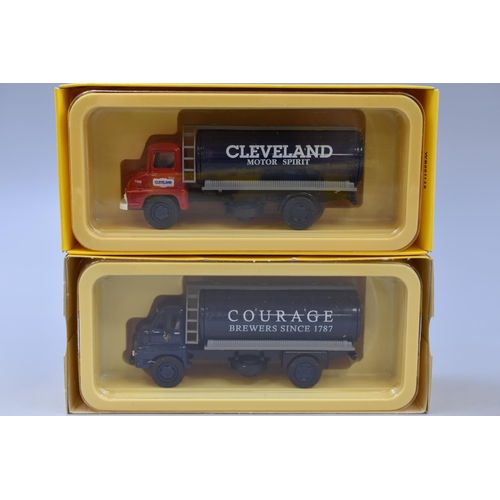 630 - A Selection of Six Boxed Vanguards Die Cast Trucks, 1:64 And 1:43 Scales