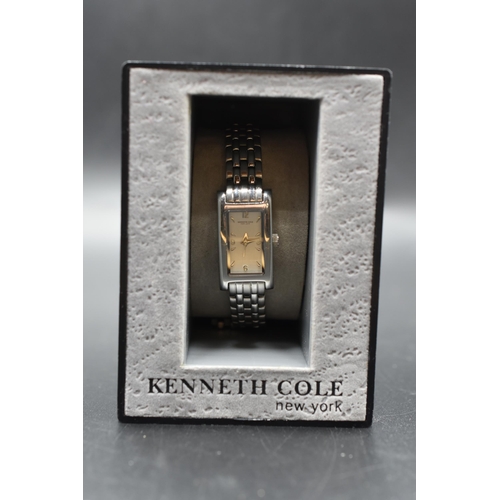 128 - Kenneth Cole of New York Ladies Watch Complete with Presentation Box