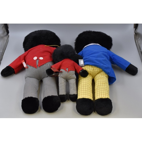 803 - Three Golly Soft Toys made by Embrace Largest 22