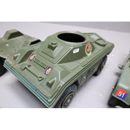 853 - Three Vintage Action Man Vehicles (a/f)