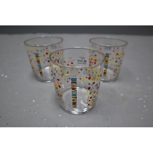 856 - A Large Selection of Mostly Branded Glassware To Include Beavertown Pint and 1/2 Pint Glasses, Capta... 