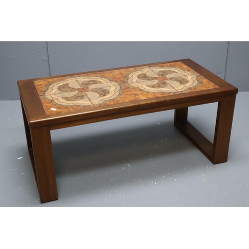 705 - Mid Century Tile Topped Coffee Table.