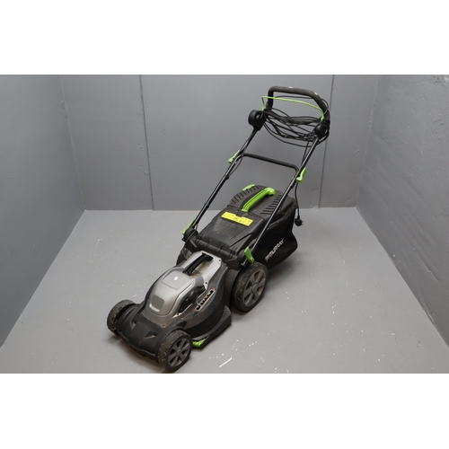 714 - Murray 37cm, 1600w corded lawn mower (working when tested). No Postage