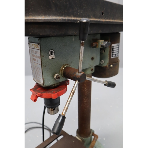 739 - NUTOOL Pillar Drill (Powers On When Tested But Requires WD-40). No Postage