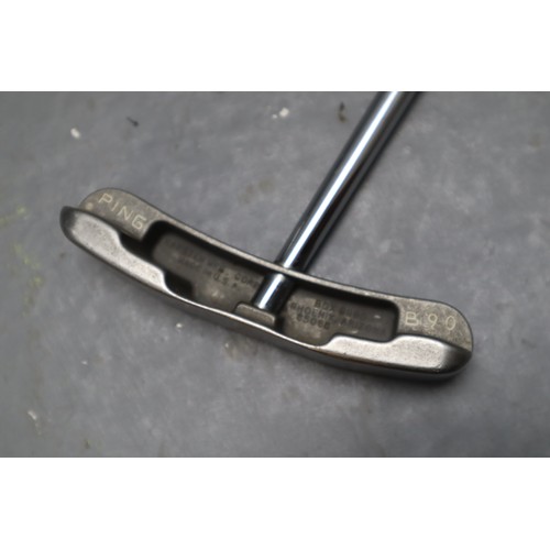 744 - Ping B90 left handed long putter overall length is 50