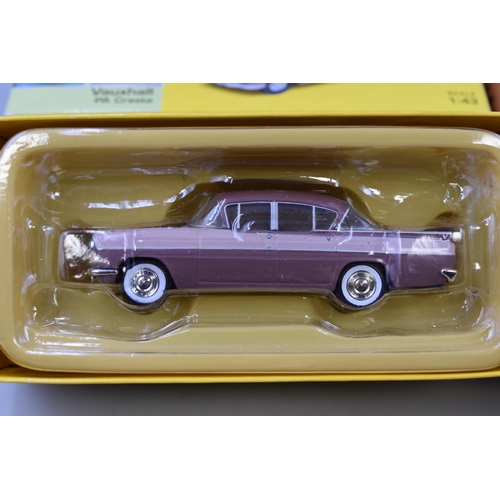 19 - Two Boxed Vanguards Die Cast Cars (1:43 Scale), Includes Jaguar E-Type, And Vauxhall PA Cresta