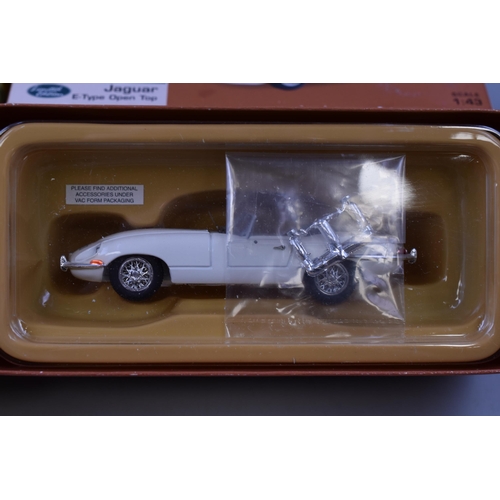 19 - Two Boxed Vanguards Die Cast Cars (1:43 Scale), Includes Jaguar E-Type, And Vauxhall PA Cresta