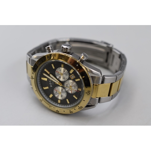 104 - A Rotary Chronospeed Chronograph Divers Style Gent's Watch (GB03429), With Miyota Movement