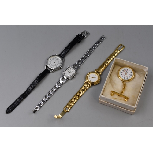 111 - Four Watches including Lorus Nurses Watch, Radley sand Sekonda