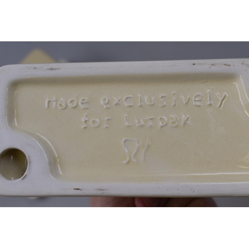 259 - A Retro Lurpak Advertising Ceramic Butter Dish and Toast Rack