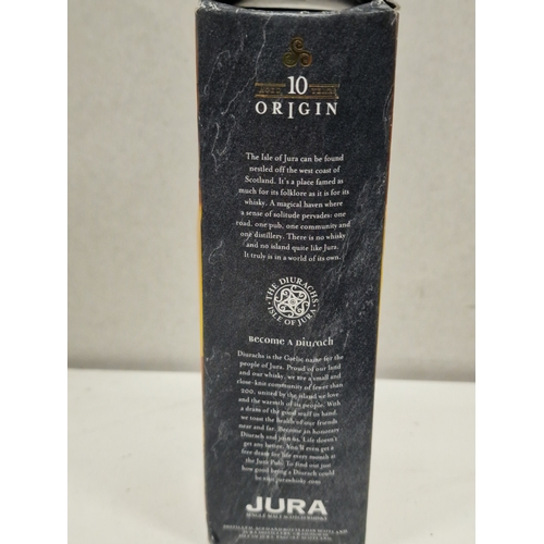 300 - JURA Single Malt Scotch Whisky Aged 10 Years Origin. Boxed. 40% VolumeThis is a Small 20cl bottle.... 