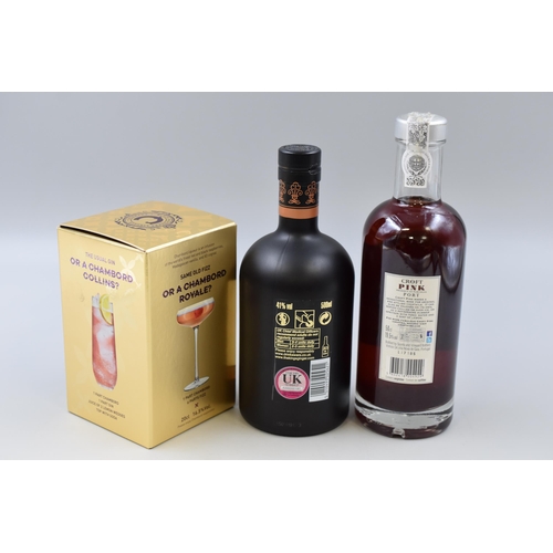 301 - Three Sealed Bottles of Alcohol, To Include Croft Pink Port (50cl), The King's Ginger Liqueur (50cl)... 