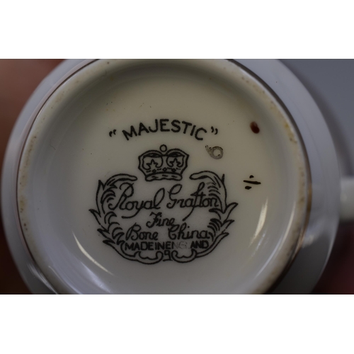 355 - A Twenty-One Piece Royal Grafton 'Majestic' Tea Set