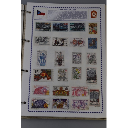 425 - Two Stamp Album's With Some Stamps Included