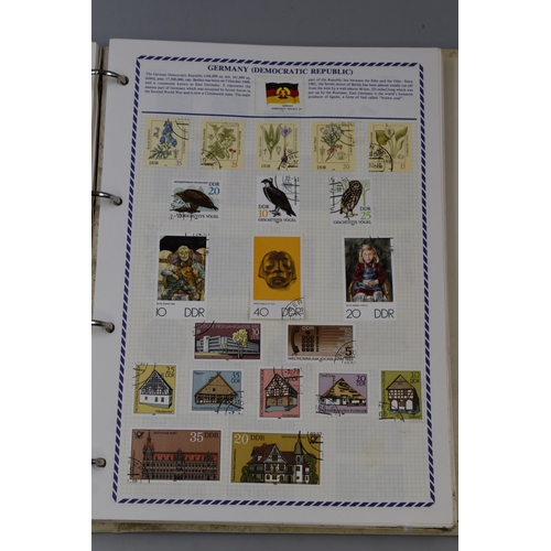 425 - Two Stamp Album's With Some Stamps Included