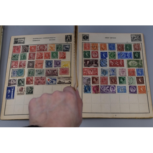 425 - Two Stamp Album's With Some Stamps Included