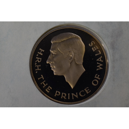 182 - Royal Mint Sterling Silver 25th Anniversary of the Investiture of Prince Charles Coin Cover