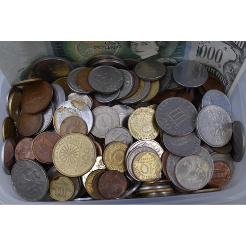 184 - Selection of Mixed Coinage and Banknotes (1.3kg)