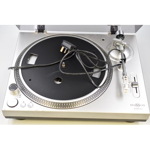 491 - STANTON STR8-30 Direct Drive Turntable (Powers On When Tested)