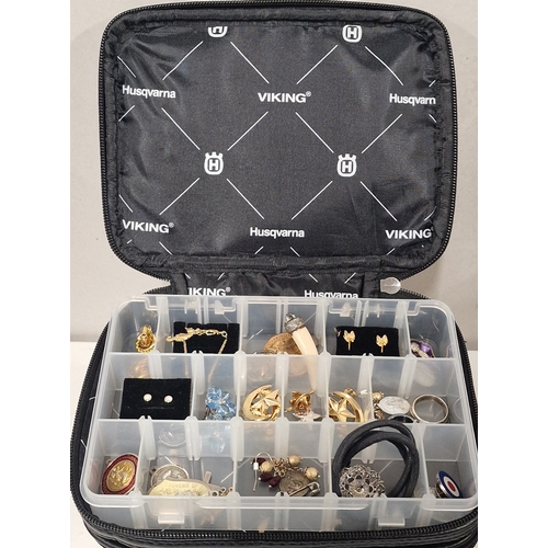 441 - Mixed Lot of Jewellery in a New Husqvarna Viking Carry Case.