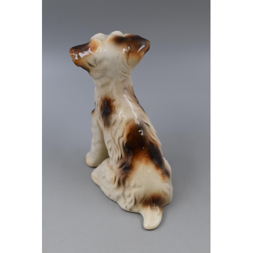 213 - Marutomoware dog figurine (5 1/2