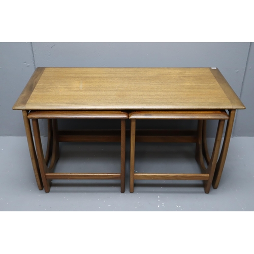 444 - Vintage G- Plan Victor Wilkins Teak Nesting Coffee Table with Side Tables 39