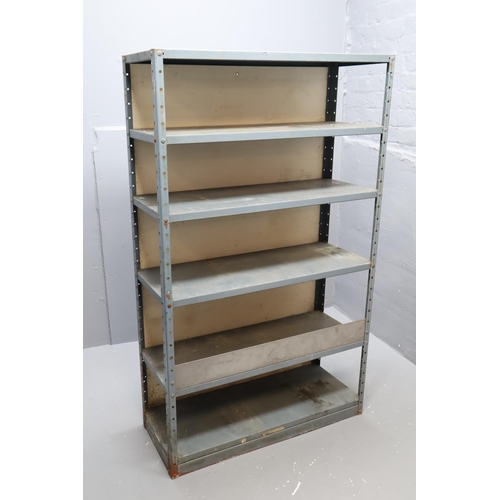 576 - Five shelve garage industrial storage unit (3 foot wide, 15