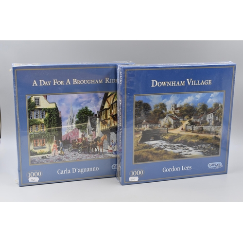 508 - Selection of Sealed Jigsaws Including A Day For Brougham Ride and Downham Village