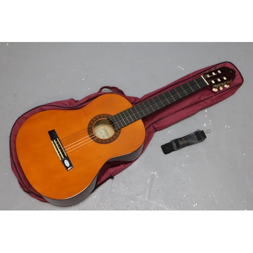 546 - A Valencia CG160 Classical Guitar With Original Carry Bag and A Guitar Strap