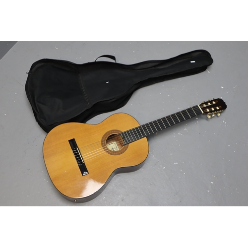 547 - A Hohner HC06E Classical Electro-Acoustic Guitar, With Shadow Pickup, Guitar Strap, And Carry Bag