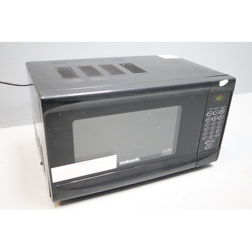 549 - Cookworks EM7 Microwave (Powers On When Tested)