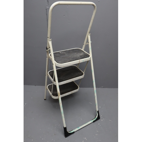 584 - Set of Taurus Three Tier Folding Step ladders