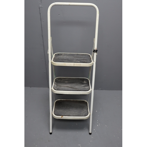 584 - Set of Taurus Three Tier Folding Step ladders