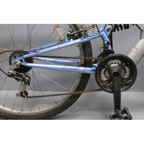 588 - An Apollo FS-26 Eighteen Speed Mountain Bike, Gripshift Gears, Dual Suspension. NO POSTAGE