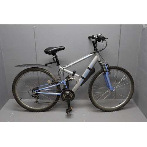 588 - An Apollo FS-26 Eighteen Speed Mountain Bike, Gripshift Gears, Dual Suspension. NO POSTAGE