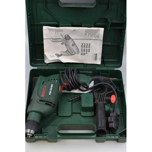 639 - Two Cased Working Tools to include a Pendulum 520w Jig Saw complete with Spare Blades and a Bosch PS... 