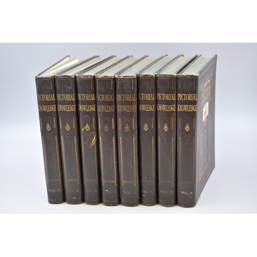 685 - Full set of books to include newnes pictorial knowledge volume 1-8 (1930's)