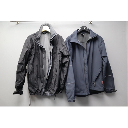 740 - Collection of Mens Coats To Include Helly Hansen XXL, Regatta XXL, Berghaus AQ2 XL, Gryzko XL, Rockf... 