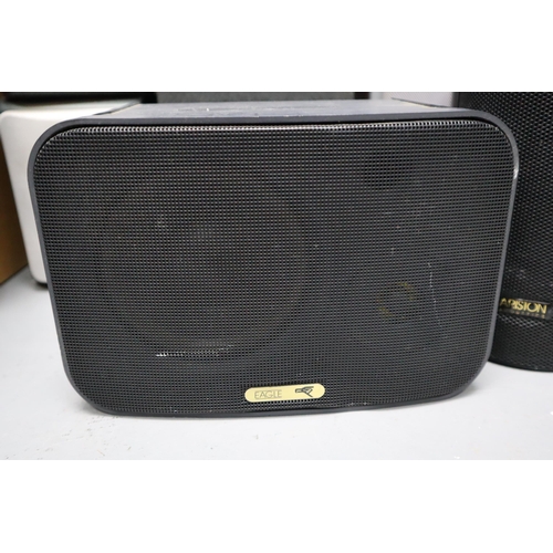 743 - A Large Selection of Untested Speakers To Include Aiwa, Sony, Gale 30 Series, Binatone, GEC, And Mor... 