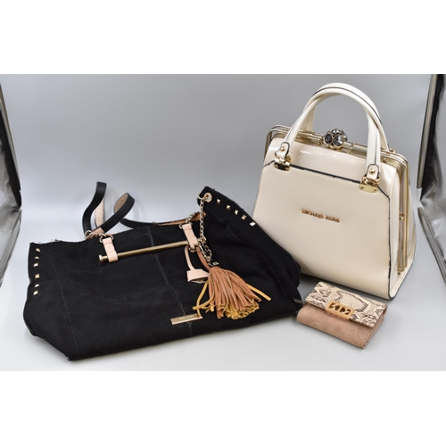 669 - Two Good Quality pre-Owned Handbags and a Brand New Purse to include River Island, and other