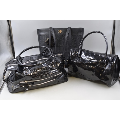 670 - Three Good Quality pre-Owned handbags to include River Island, FCUK and other