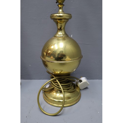 257 - Two Working Side lamps to include a Brass and Chinese Style lamp