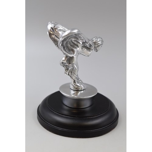 230 - Spirit of Ecstasy figure on Display Plinth approx. 5.5