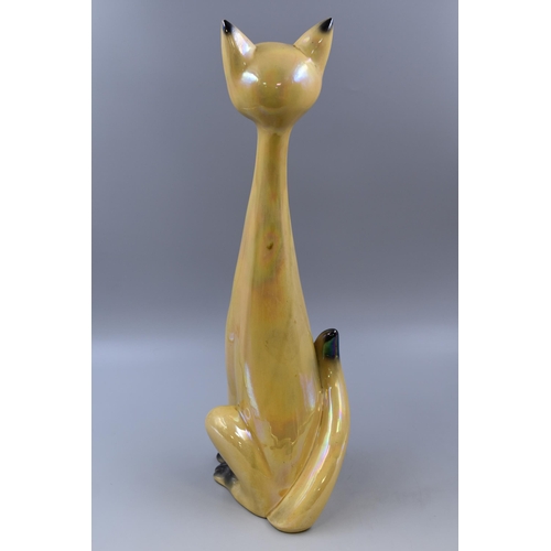 321 - Jema Holland 446 mid centure lustre finish long neck cat (21